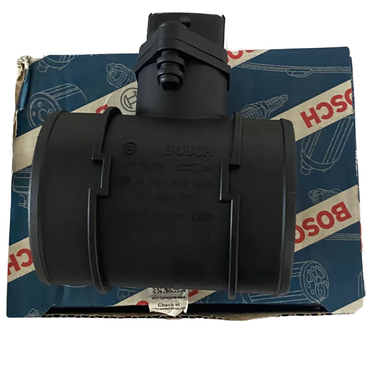 Flujometro Bosch sensor Maf, Fiat, Opel, Chevrolet - COMERCIAL CPR SPA - BOSCH - 0281002549